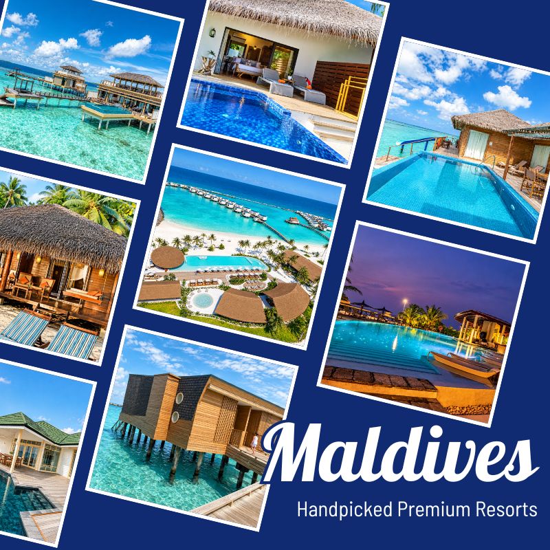 Maldives collage 800 x 800 px